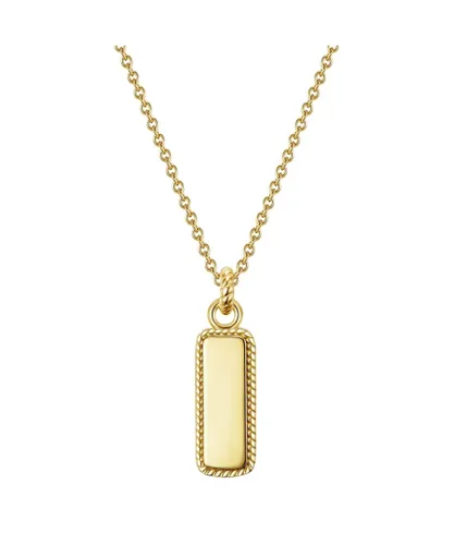 Glanzstücke München Womens Female Sterling Silver Necklace - Gold - One Size