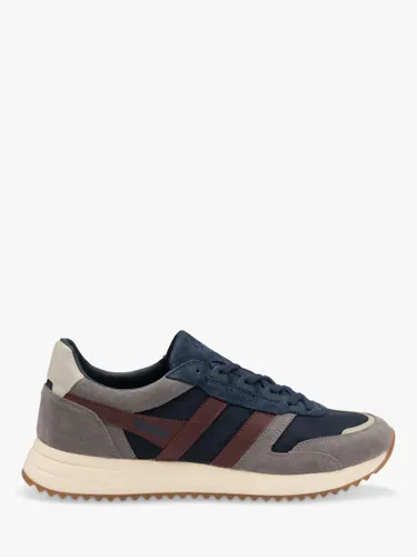 Gola Classics Chicago Lace Up Trainers, Grey/Navy - Grey/Navy - Male