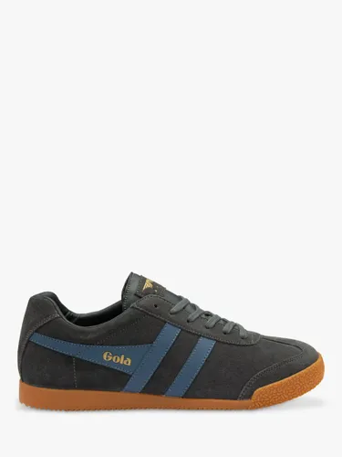 Gola Classics Harrier Suede Lace Up Trainers - Storm/Moonlight - Male
