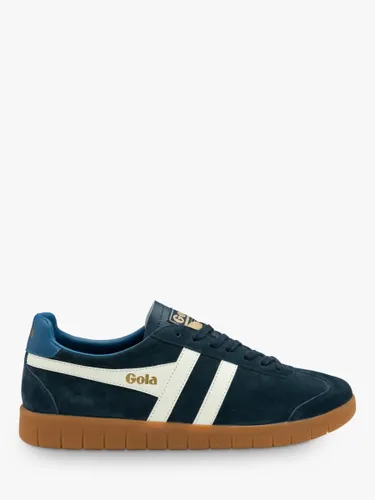 Gola Classics Hurricane Suede Trainers - Navy/White/Blue - Male