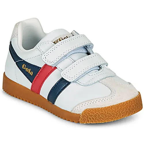 Gola  HARRIER LEATHER VELCRO  boys's Children's Shoes (Trainers) in White