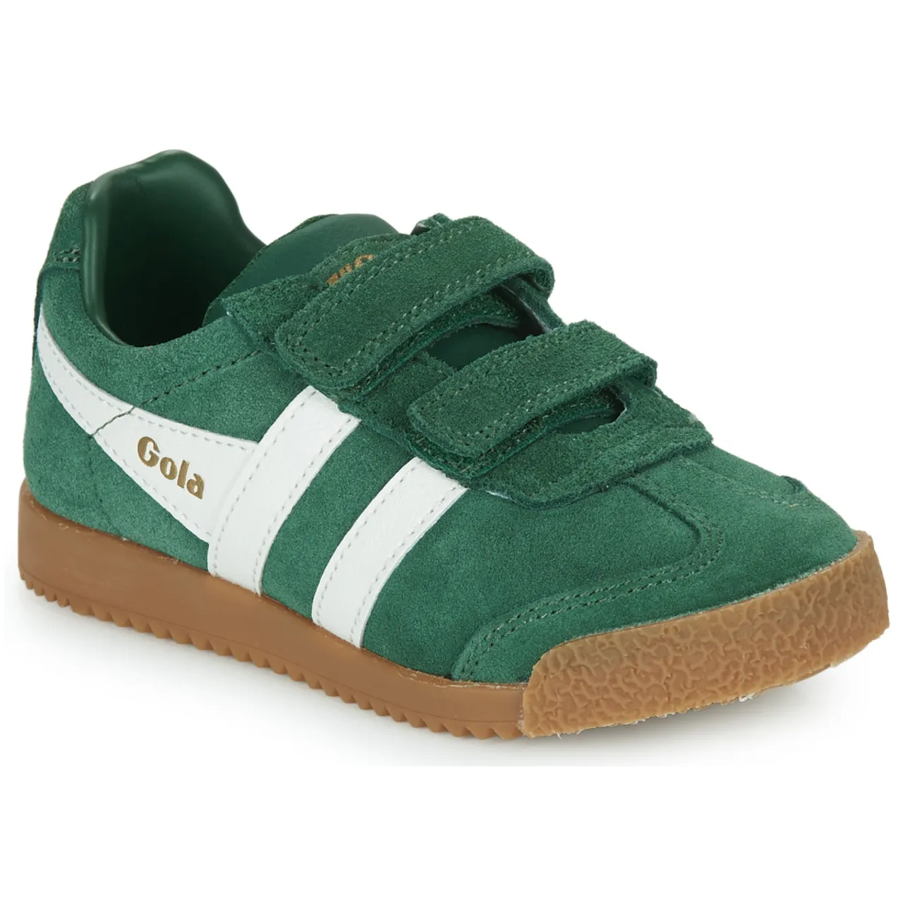 Gola  HARRIER VELCRO  boys's Children's Shoes (Trainers) in Green