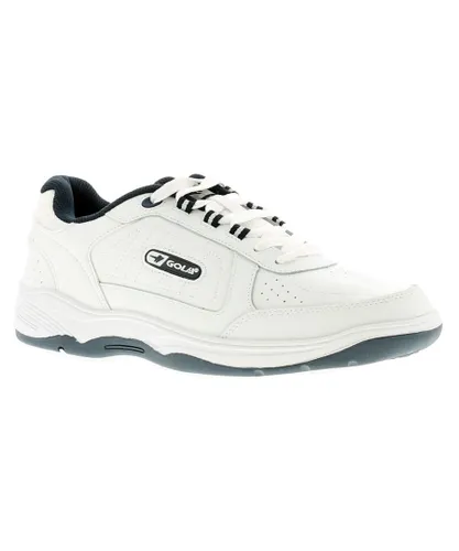 Gola Mens Trainers Belmont Lace Up white Leather