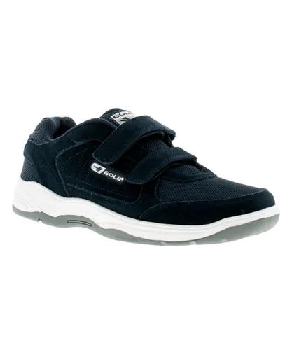 Gola Mens Trainers Belmont Suede Wide Touch Fastening navy - Blue