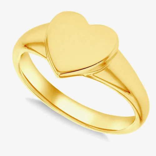 Gold Plated Sterling Silver Heart Ring (L) 8.81.0420 L