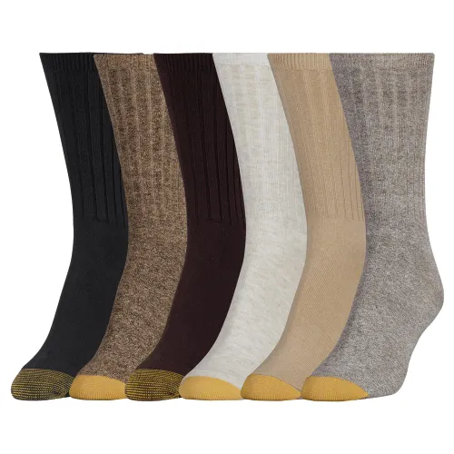 Gold Toe Women's Casual Texture Crew Socks