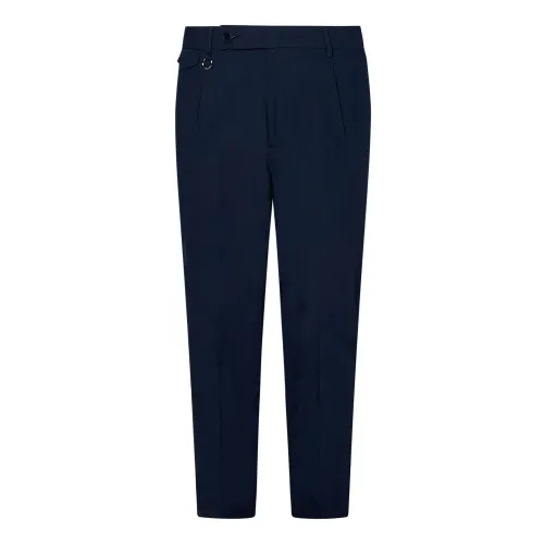 Golden Craft , Men's Clothing Trousers Blue Ss24 ,Blue male, Sizes: