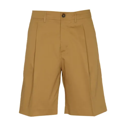 Golden Goose , Beige Shorts with Golden Goose Style ,Beige male, Sizes: