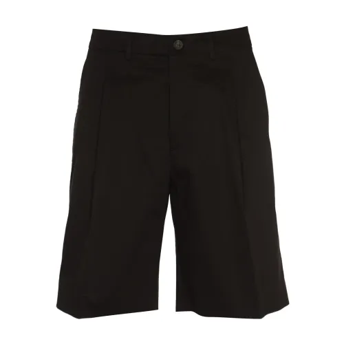 Golden Goose , Black Shorts with Golden Goose Style ,Black male, Sizes: