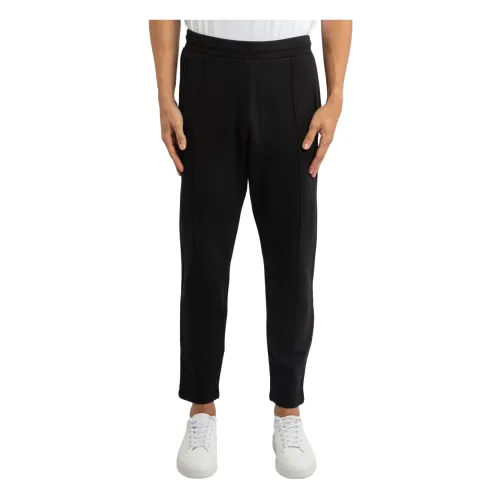 Golden Goose , Black Tailored Jogging Trousers with Star Detail ,Black male, Sizes: