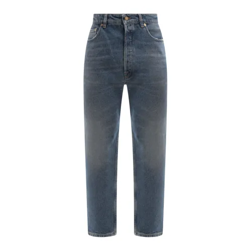 Golden Goose , Blue Cotton Slim-Fit Jeans ,Blue male, Sizes: