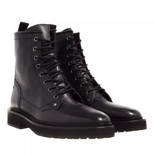 Golden Goose Boots & Ankle Boots - Lace Up Combat Boots Leather - black - Boots & Ankle Boots for ladies