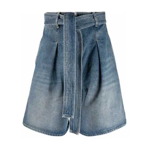 Golden Goose , Denim Shorts for Summer ,Blue female, Sizes: