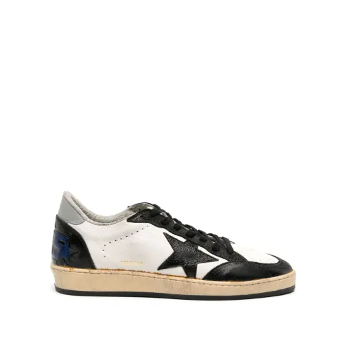 Golden Goose , Distressed Ball Star Sneakers Black White ,Multicolor male, Sizes: