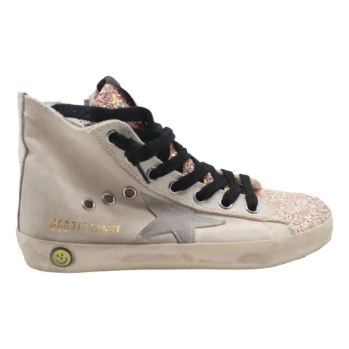 Golden Goose , Francy Pink Glitter Sneakers ,Multicolor male, Sizes: