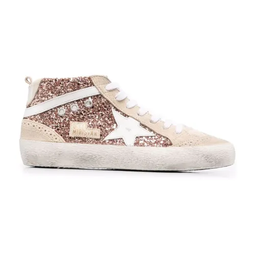 Golden Goose , Glitter Suede High Top Sneakers ,Multicolor female, Sizes: