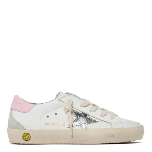 Golden Goose , Kids Super Star Sneakers ,Pink female, Sizes: