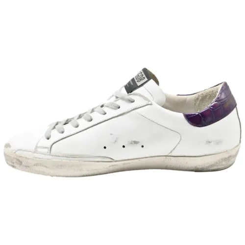 Golden Goose , Love Sneakers - Superstar Blue Red ,White male, Sizes: