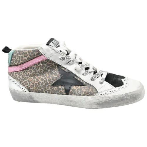 Golden Goose , Mid Star Leo Suede Sneakers ,Multicolor male, Sizes: