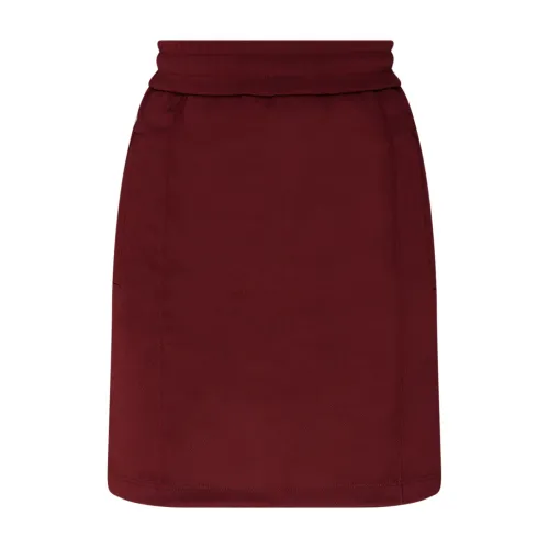 Golden Goose , Rock Star Side Stripe Skirt ,Brown female, Sizes: