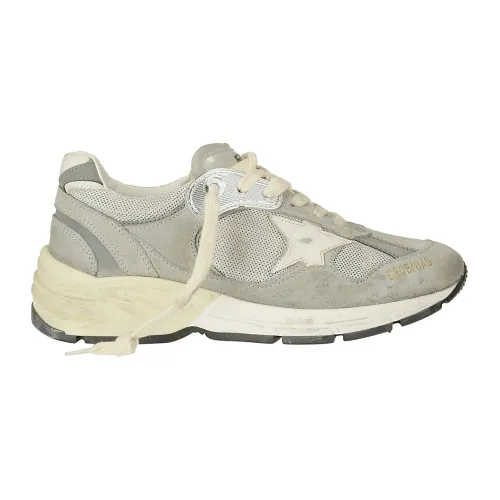 Golden Goose , Running Dad Net Upper Suede Trainers ,Gray female, Sizes: