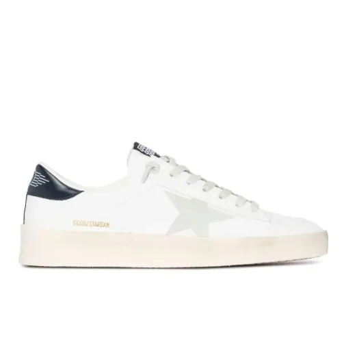 Golden Goose , Stardan Leather Sneakers ,Black male, Sizes: