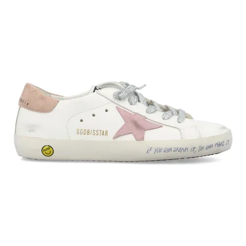 Golden Goose , Super Star Sneakers White/Pink ,White female, Sizes: