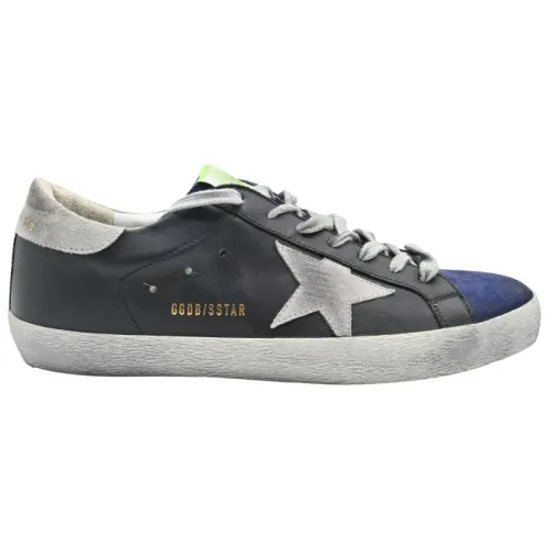 Golden Goose , Superstar Black and Blue Sneakers ,Multicolor male, Sizes: