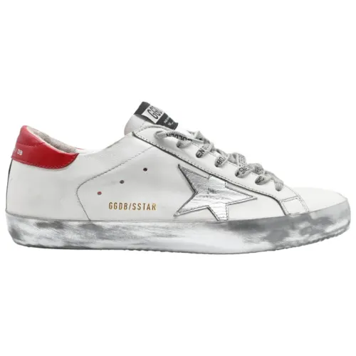 Golden Goose , Superstar White Silver Sneakers ,Multicolor male, Sizes: