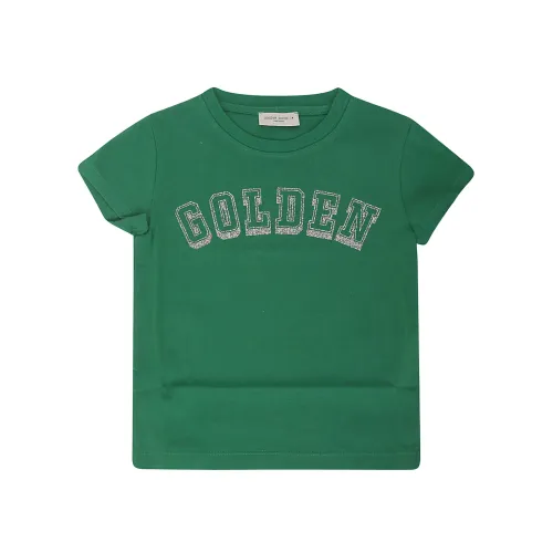Golden Goose , T-Shirt ,Green female, Sizes:
