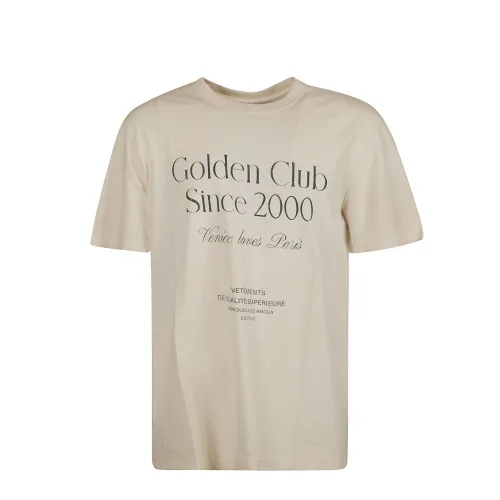 Golden Goose , T-Shirts ,White male, Sizes: