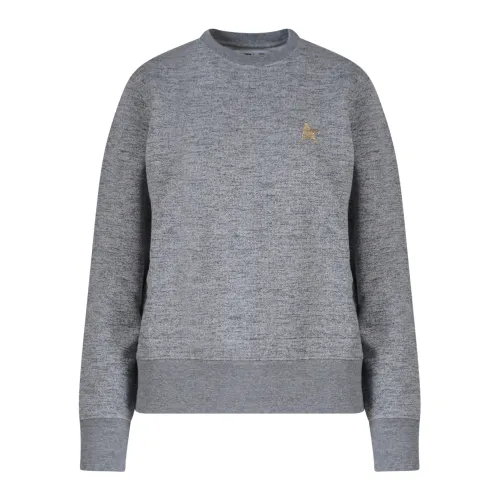 Golden Goose , Women Clothing Sweatshirts Grey Ss23 ,Gray female, Sizes: