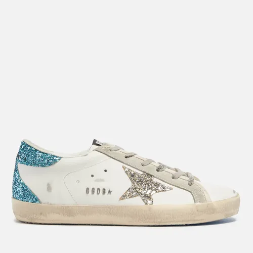 Golden Goose Women's Superstar Leather and Suede Trainers - UK