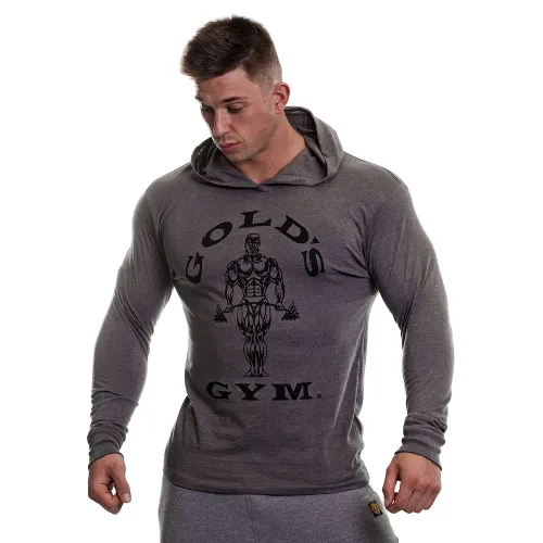 Gold's Gym Men's Workout Training Hooded Long Sleeve Sweat