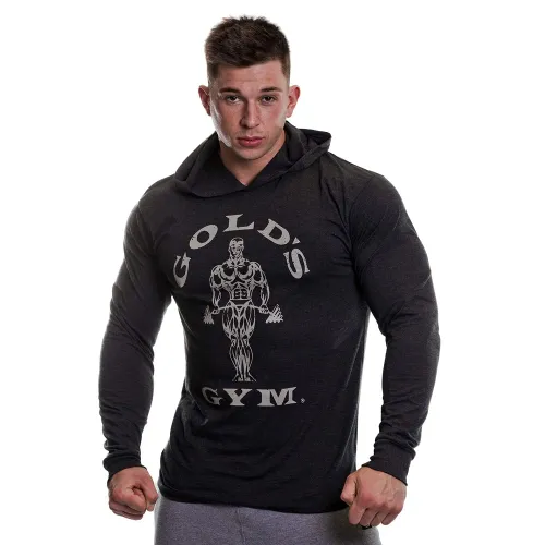 Gold's Gym Men's Workout Training Hooded Long Sleeve Sweat