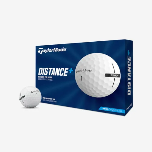 Golf Balls X12 - Taylormade Distance+ White