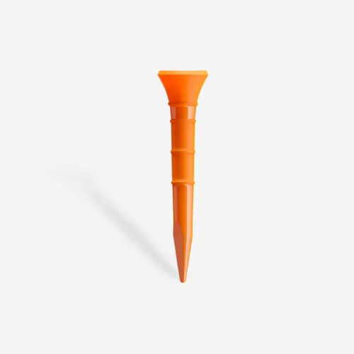 Golf Plastic Tees X10 54mm - Inesis 500 Orange