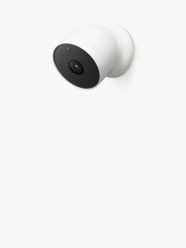 Google Nest Cam Indoor or Outdoor Security Camera, Battery Powered - White - Unisex