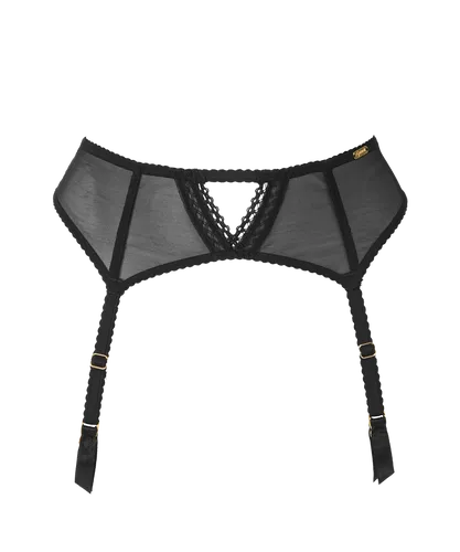 Gossard Womens Sheer Seduction Suspender - Black