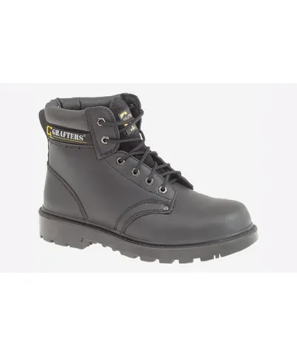 Grafters Apprentice Safety Boots Mens - Black