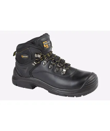 Grafters Fairfield MEMORY FOAM Safety Boots Mens (Extra Wide) - Black