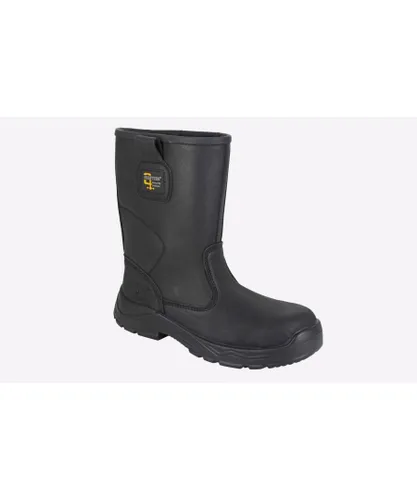 Grafters Miller Safety Rigger Boot WATERPROOF Mens - Black