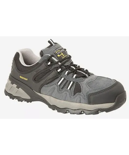 Grafters Valdez Leather Safety Shoe Mens - Grey