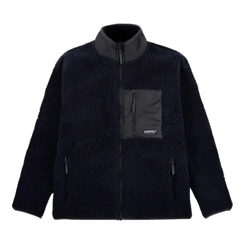 Gramicci , Warm Sherpa Jacket with Original Pattern ,Blue male, Sizes: