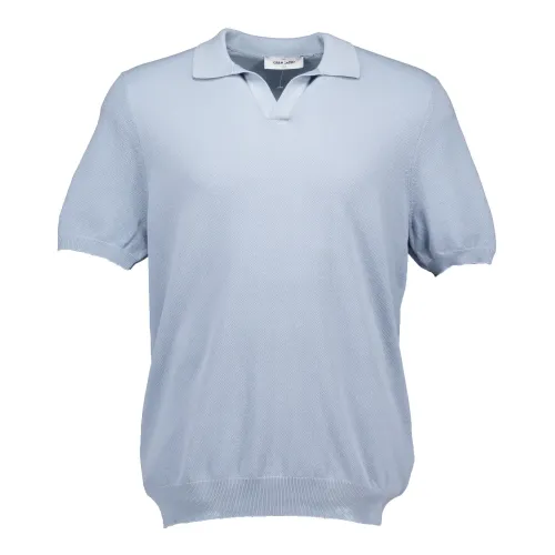 Gran Sasso , Blue Polo Shirt ,Blue male, Sizes: