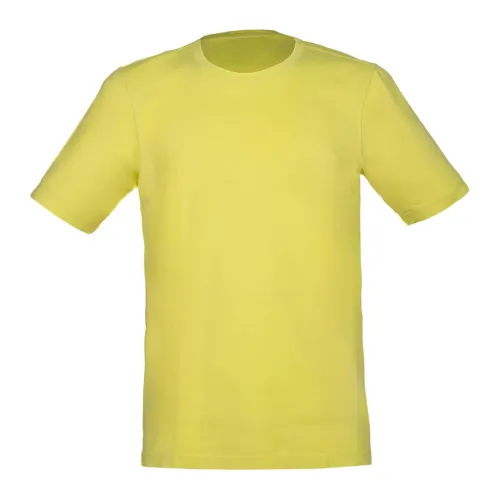 Gran Sasso , Lime Green Vintage Cotton T-shirt ,Green male, Sizes: