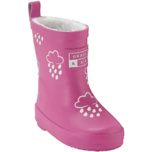 Grass & Air  Adventure  girls's Children's Wellington Boots in Pink
