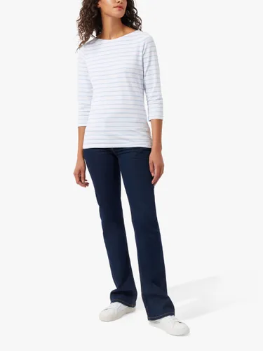 Great Plains Core 3/4 Sleeve T-Shirt - White/Blue - Female