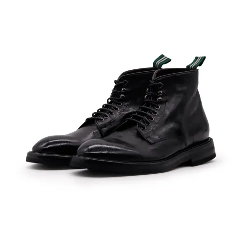 Green George , Lace-up Boots ,Black male, Sizes: