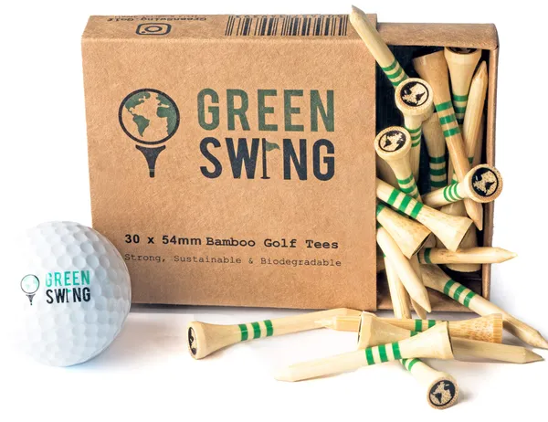 Green Swing Bamboo Golf Tees | Strong Sustainable
